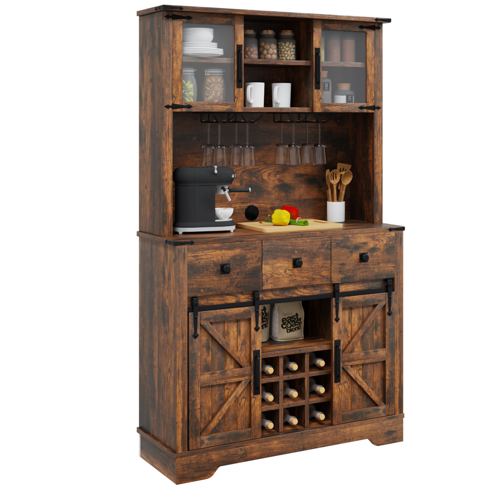 August grove wine cabinet hot sale