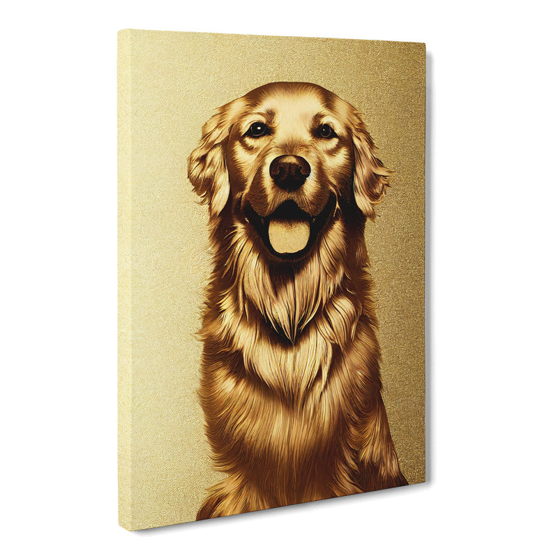 Golden Retriever Vol.2 - Wrapped Canvas, 76cm H x 50cm W x 3cm D
