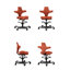 Fauteuil réglable en hauteur avec repose-pieds HœG Capisco-123277427-123277979