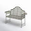 Banc de jardin en fer Ezio Chippendale