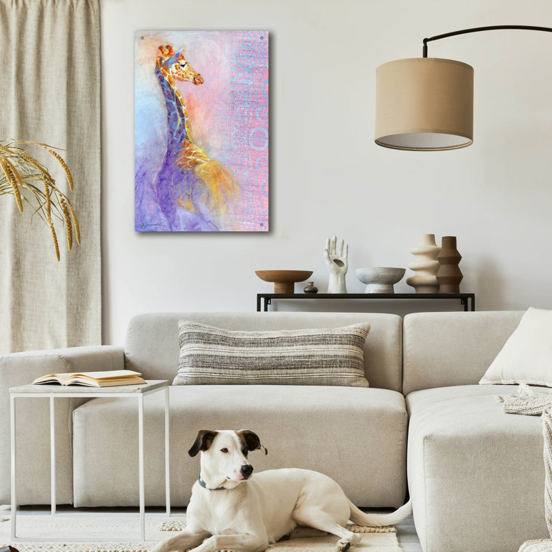 «The Lookout Giraffe» par Robert Campbell, H 36 po x l 24 po x P 0,2 po