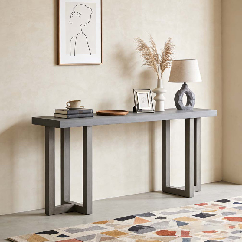 Console Table, Dark Grey,Light Grey