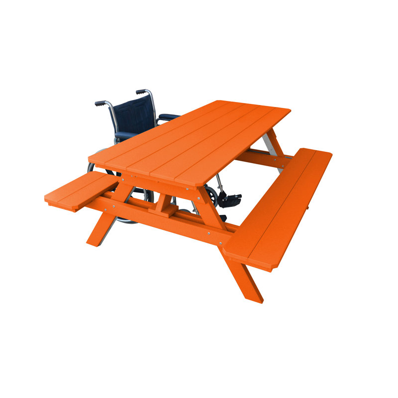 Table de pique-nique Awat, Orange