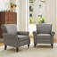 Faux Leather Armchair-551022254