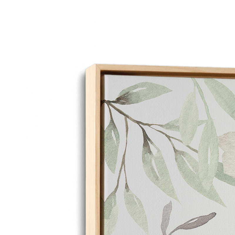 «Kind Kind» par Mollie B., reproduction d'art, Toile avec cadre, Tanné, L 24 po x H 36 po