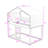 Twin Over Twin Wood Bunk Bed With Tent And Playhouse Design-959944034