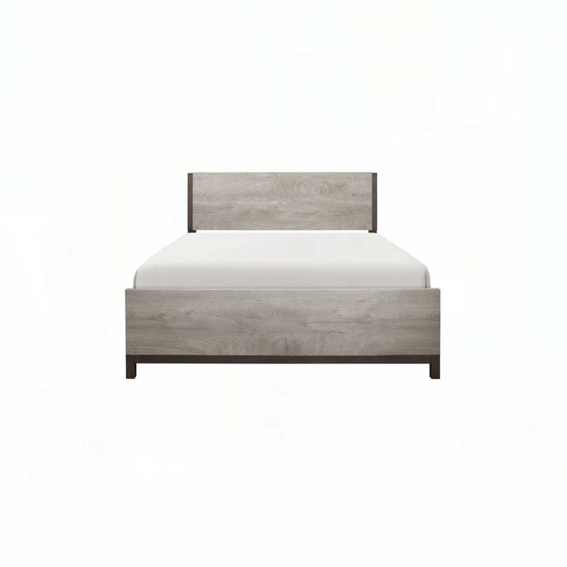 Claudette Solid Wood Bed Frame, Full, White