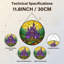 Panneau de vitrail 12 "H Garden Garden-1286572587