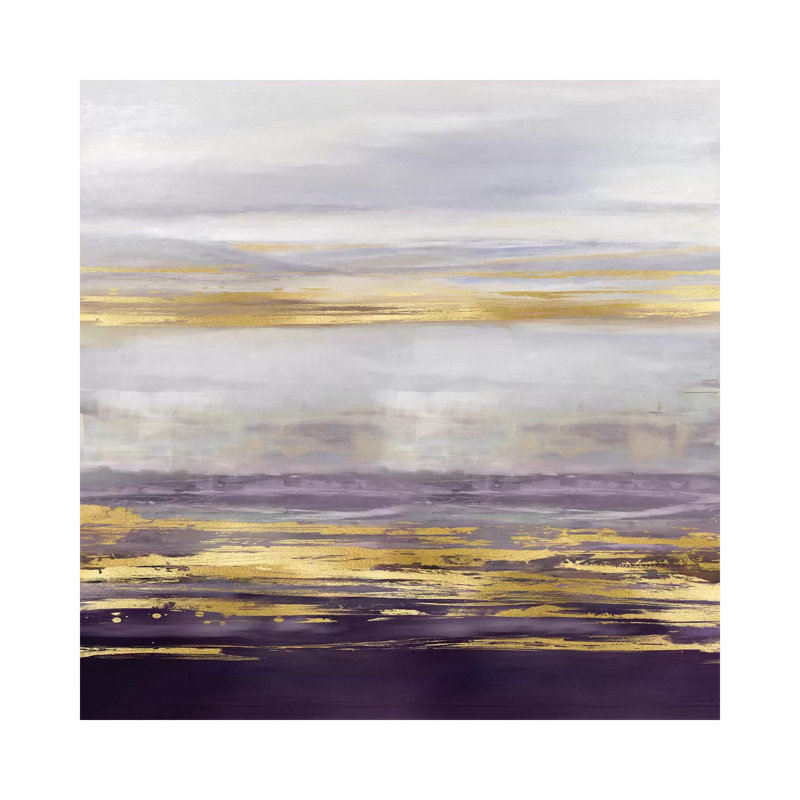 Amethyst Reflections I 1 Piece Wrapped Canvas Painting, 66.04 cm H x 66.04 cm W x 3.175 cm D