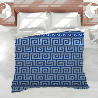 Greek Key Pattern Comforter