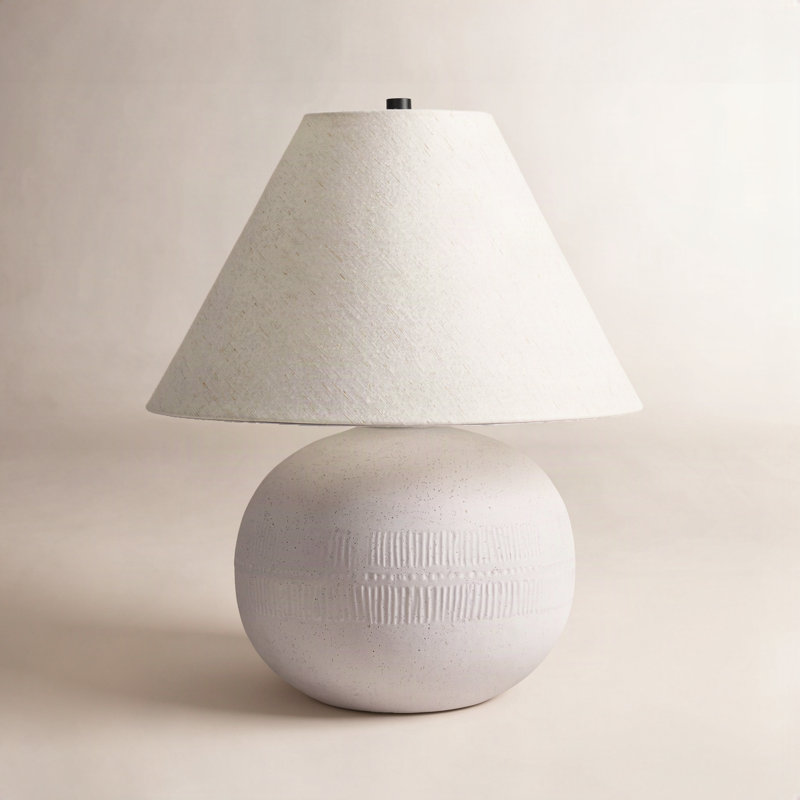 Lampe de table en céramique Jolene