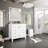 Ethyn 36"W x 18"D Bathroom Vanity with White Carrara Countertop and Undermount Porcelain Sink-197781564-253831058-253830821