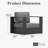 Modern Outdoor Aluminum Chair With Cushions-1037691896