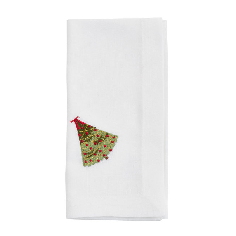 Lello Christmas Tree 4 Piece Napkin Set