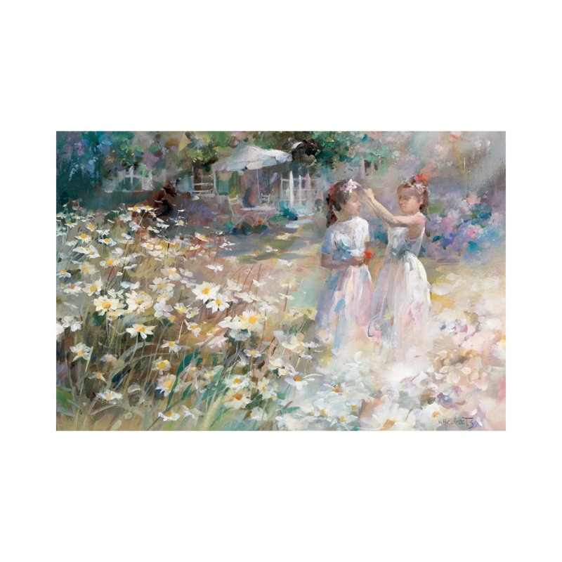 Bridesmaids 1 Piece Wrapped Canvas Wall Art, 20.32 cm H x 30.48 cm W