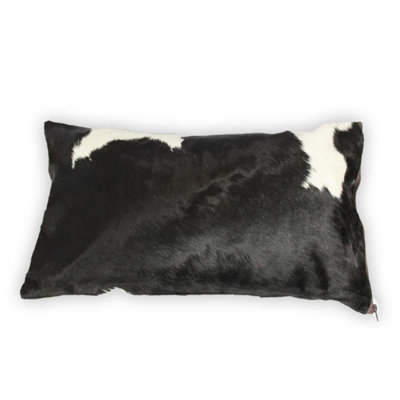 Authentic Cowhide Lumbar Pillow Cover