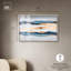 «Blue Ridge II Shadowbox», art mural bleu par Art Remedy-115123712-115123717