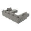 Canapé modulaire en U avec repose-pieds Coss-71563824