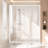 Semi-frameless Double Sliding Shower Door SGCC Tempered Glass-108734716