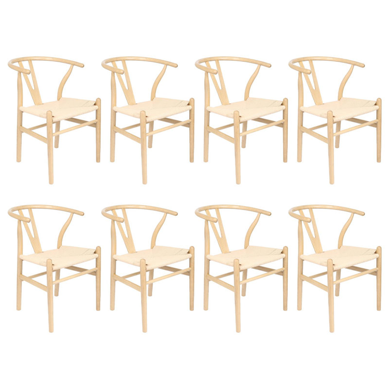Fernanda 73.5cm H Solid Wood Armchair in Brown