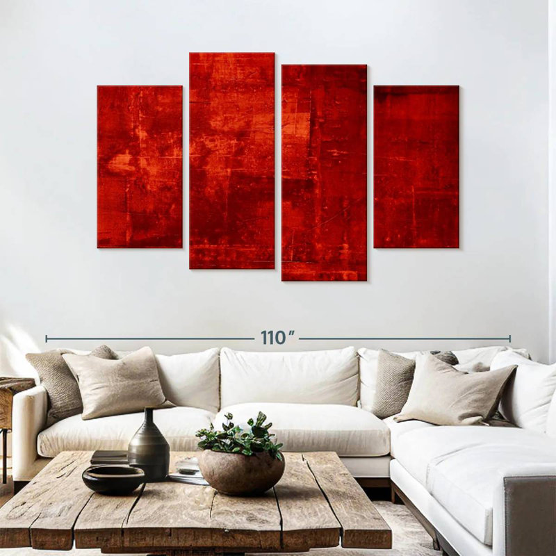 Avery Love Is Red, 54" H x 84" W