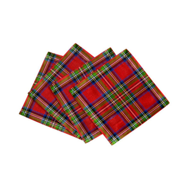 Serviettes de table Christmas Tartan