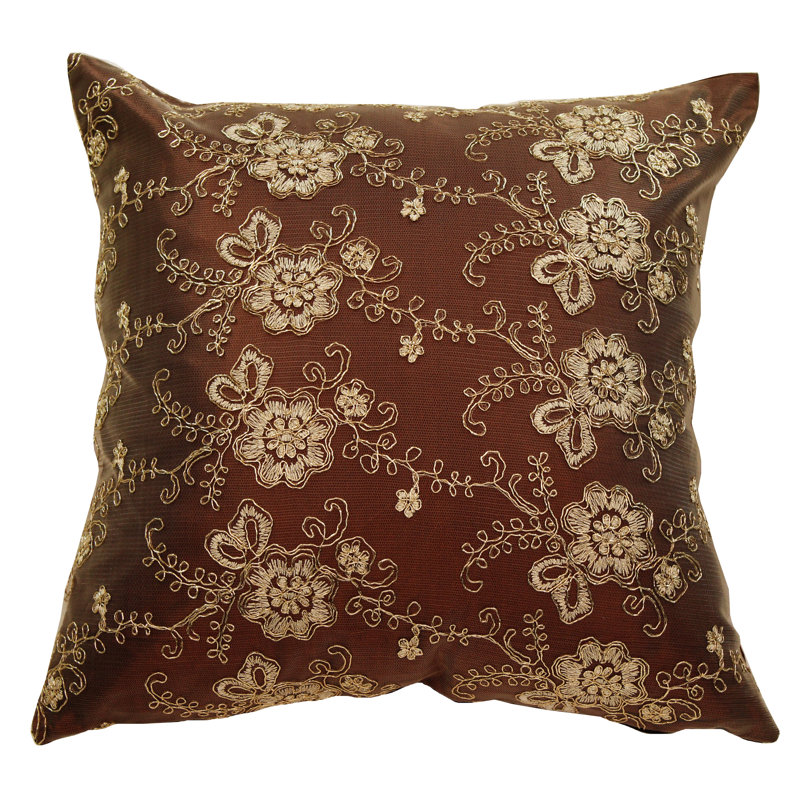 Housse de coussin Swiss Vintage, Brun