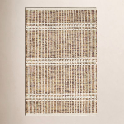 Malta Hand-Woven Striped Wool Rug