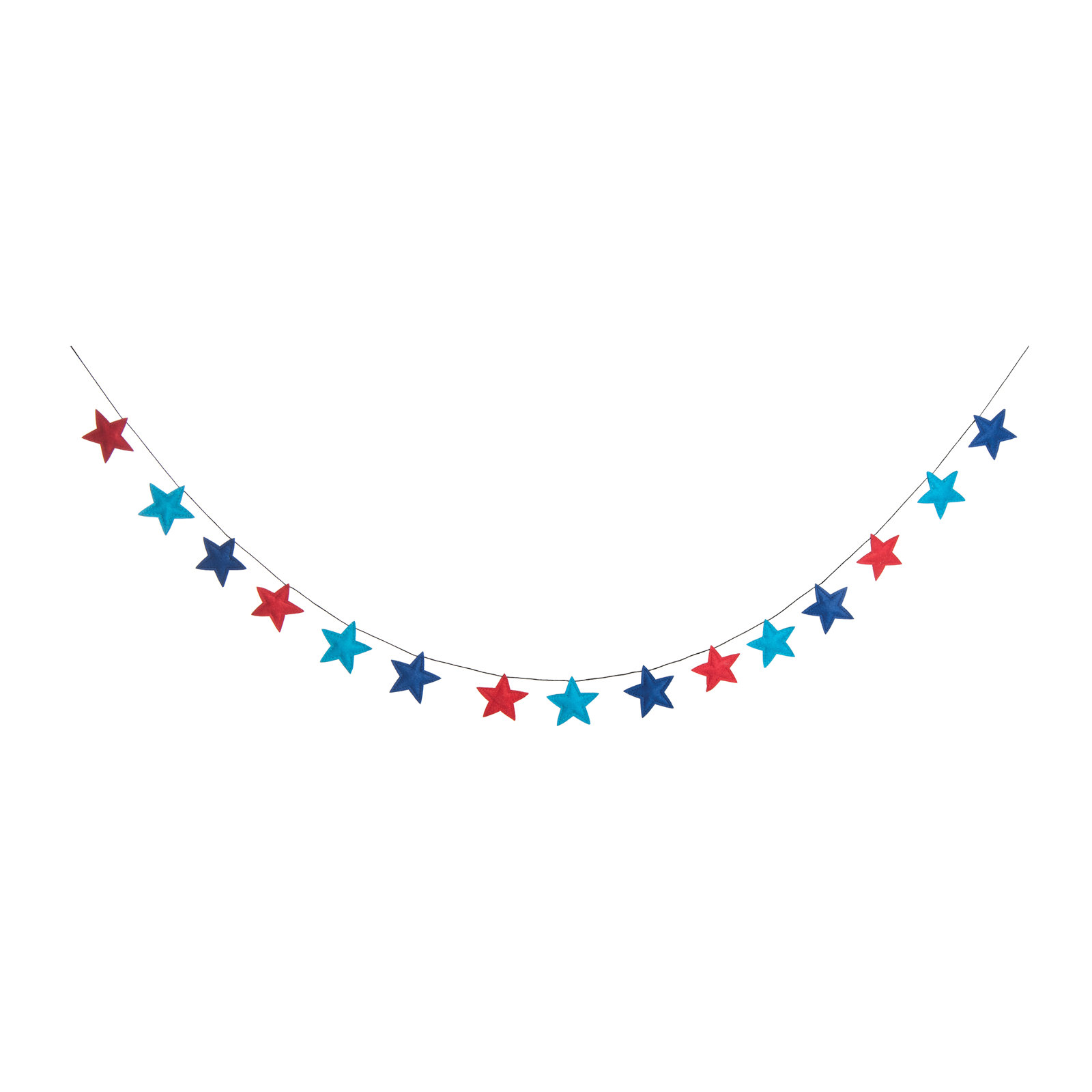 Blue and Red Novelty Garland
