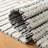 Vermont Flat Weave Wool/Cotton Striped Rug in Ivory/Black-2001623585