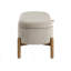 Banc de rangement rembourré avec plateau relevable