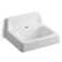 Hudson Metal 16" Wall Mount Bathroom Sink with Overflow