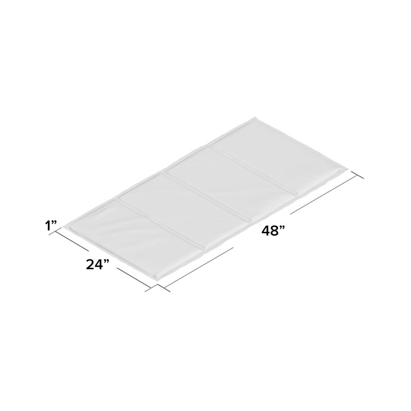 Tapis de repos pliable robuste 1 po - 10 - bleu