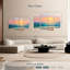 Alvord, soleil sur la mer, peinture