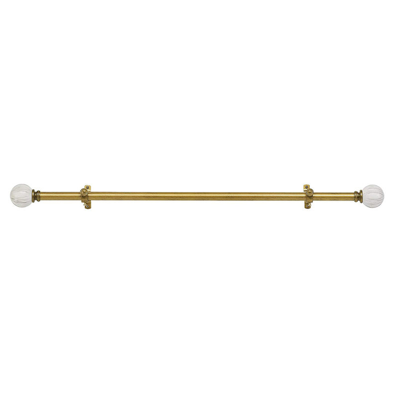 Tringle à rideaux simple Ono, H 1 po x l 48 po x P 1 po