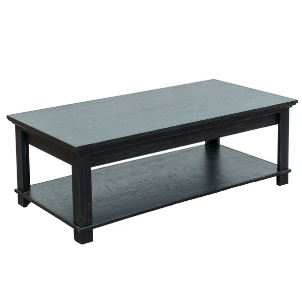 Alcott Hill® Cidney Solid Wood 48 inch Coffee Table, No Assembly ...