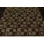 Tapis brun / gris en laine noué à la main de conception unique 5 pi 10 po x 8 pi 10 po Humaira