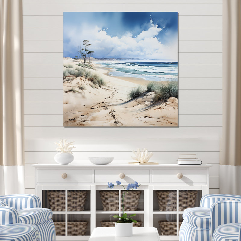 " Beach Photo Dune Dreams I ", 16" H x 16" W, Wrapped Canvas