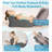 Multi-Functional Memory Foam Bed Pillow - Reading Wedge Pillow for Ergonomic Back Support, Washable Cover-123513907
