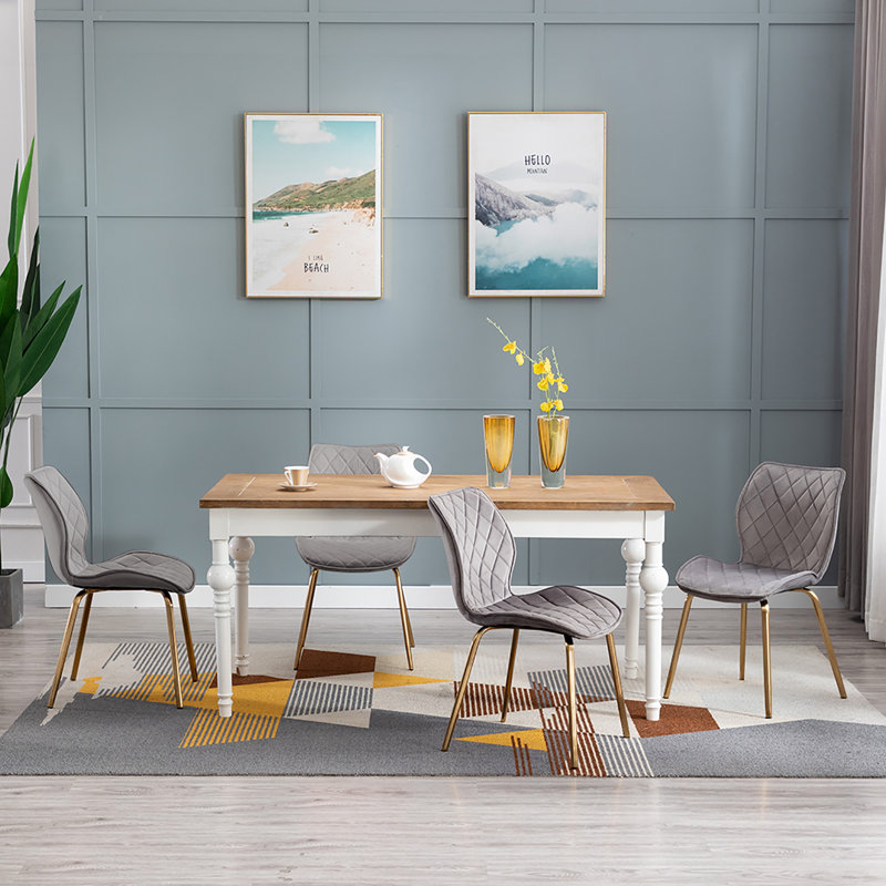 Schiavo upholstered chair, Grey
