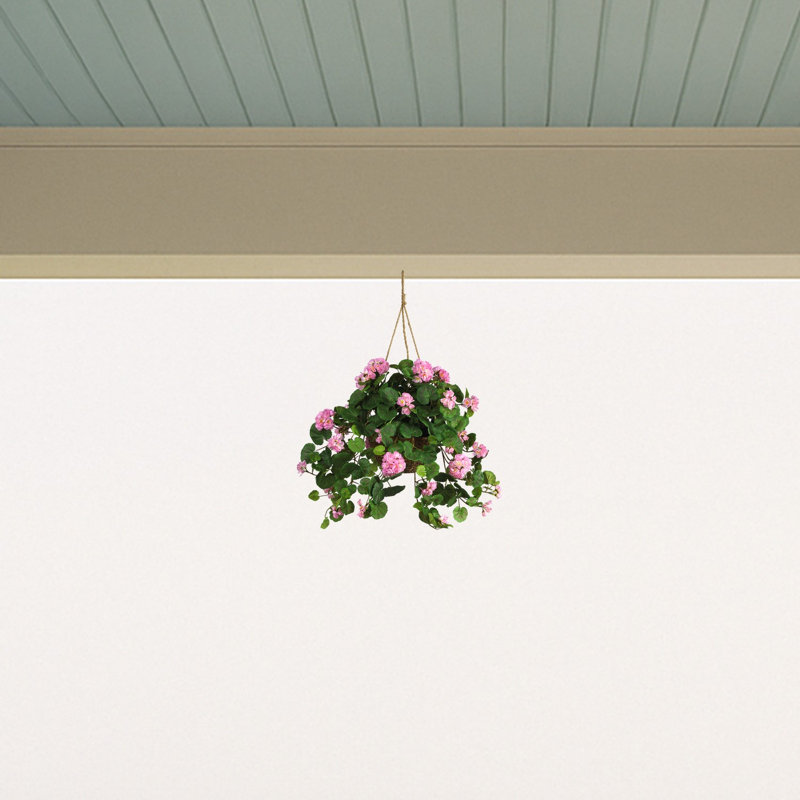 Panier en géranium