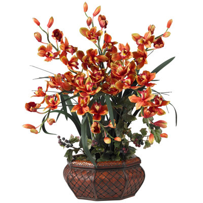 Orchid Arrangement in Planter