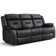 Etherine 80.3'' Wide Modern And Overstuffed Breathable Vegan Leather Manual Reclining Sofa with Pillow Top Arm