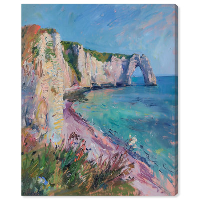 Cliffs of Etretat Canvas by Art Remedy