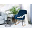 Ines Upholstered Rocking Chair-1936279275