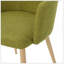 Chaise de salle à manger à soutien profilé avec tissu de haute qualité et structure en fer durable, parfaite pour les intérieurs modernes et peu encombrants.-566995947-566995950