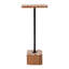 Table d'appoint à carreaux en bois