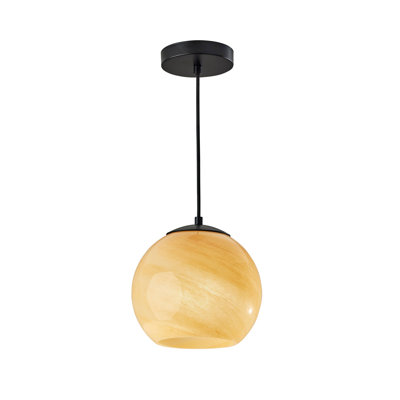 Luminaire suspendu sphère 1 lumière Dounia