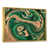 Toile avec cadre flottant or