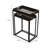 Athallia Metal Nesting Table for Living Room Furniture, Modern Nest of End Table, Side Tables with Glass Top